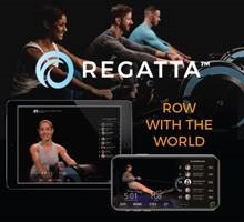 Regatta Fitness ad and logo